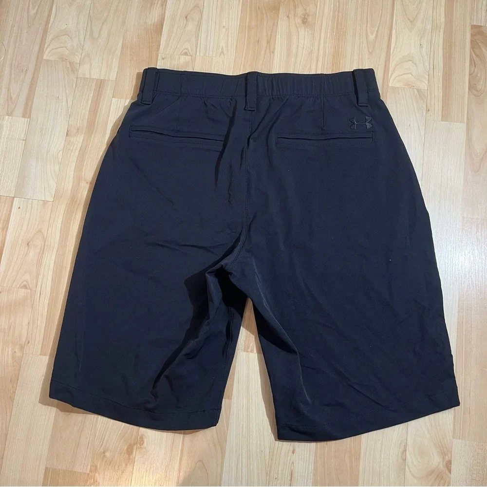Under Armour Men's Size 32R Golf Match Play Shorts Black